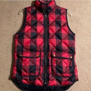 J. Crew Buffalo Check Excursion Vest